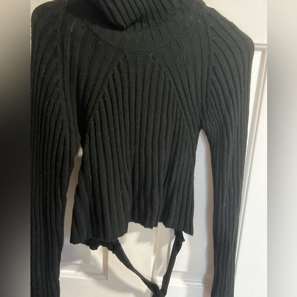 SHEIN Sweaters - Cropped backless turtleneck